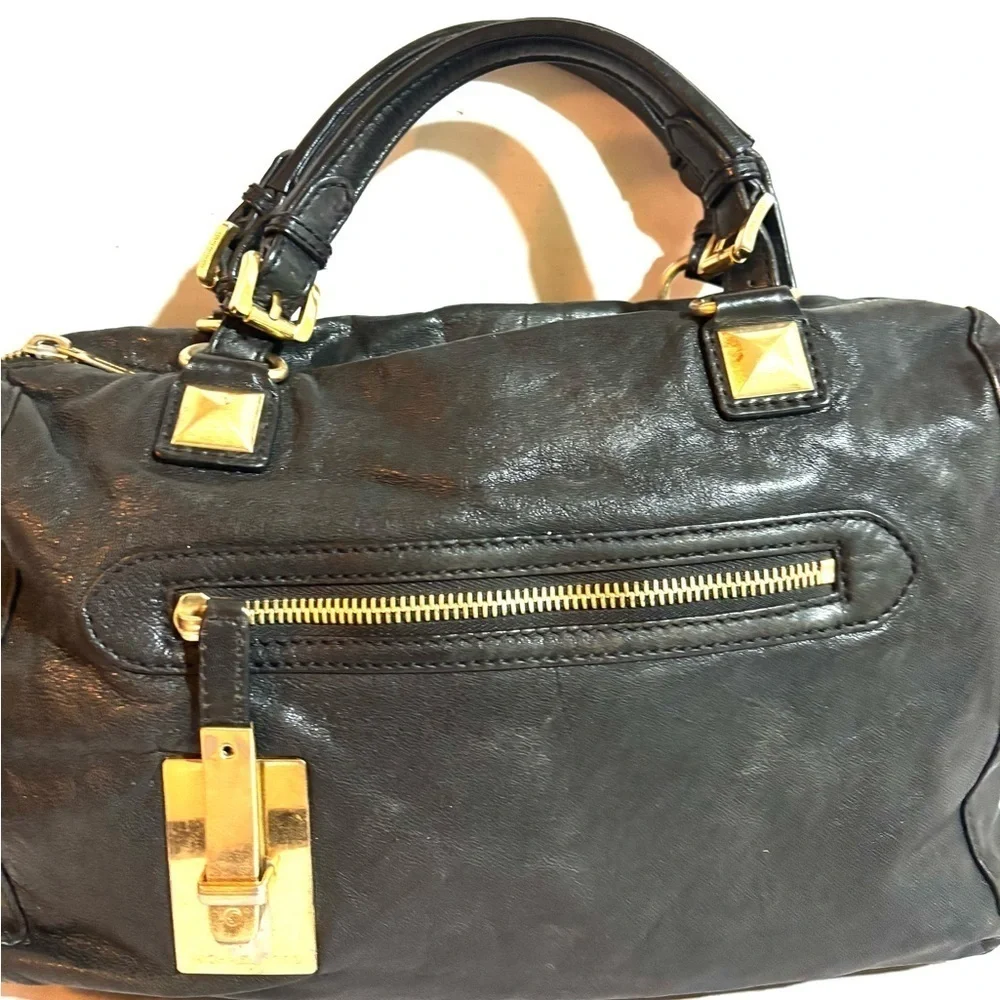 Michael kors Black Leather Handbag